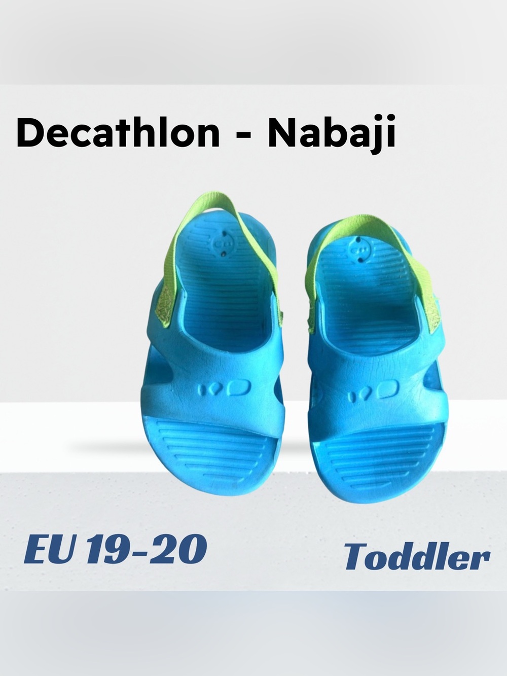 🇫🇷👍GUC NABAIJI | EU 19-20 | Unisex Lightweight practical Toddler blue Sandals